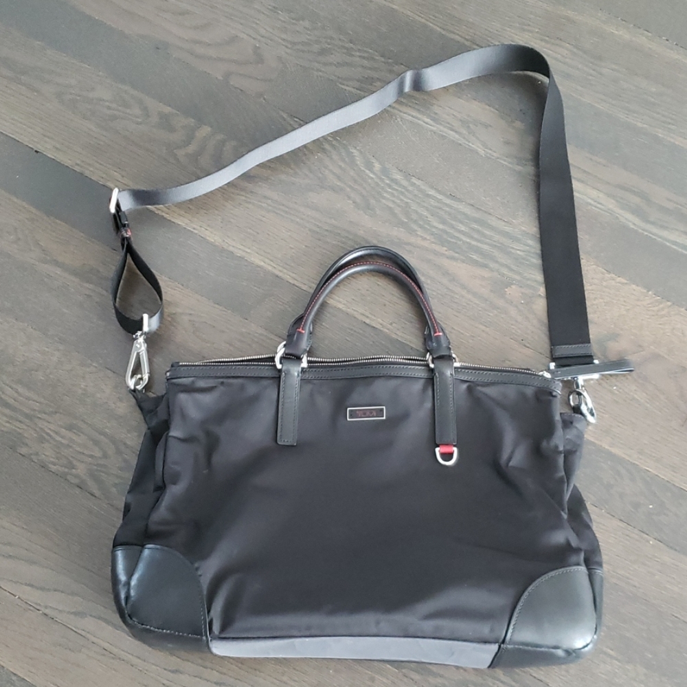 Tumi Black and Gray Women's Bag